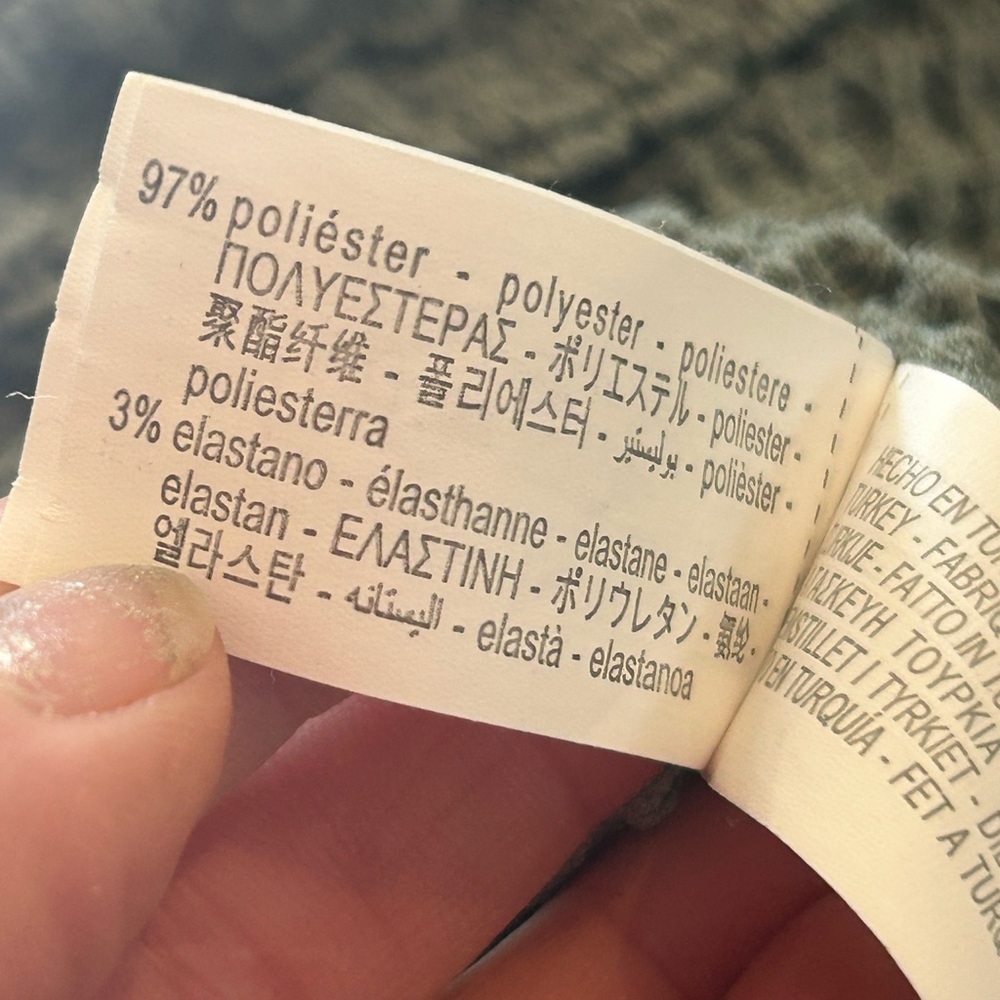 Zara Textured Sage Sleeveless Stretch Women’s Blouse with Ruffle Collar - Picture 11 of 11